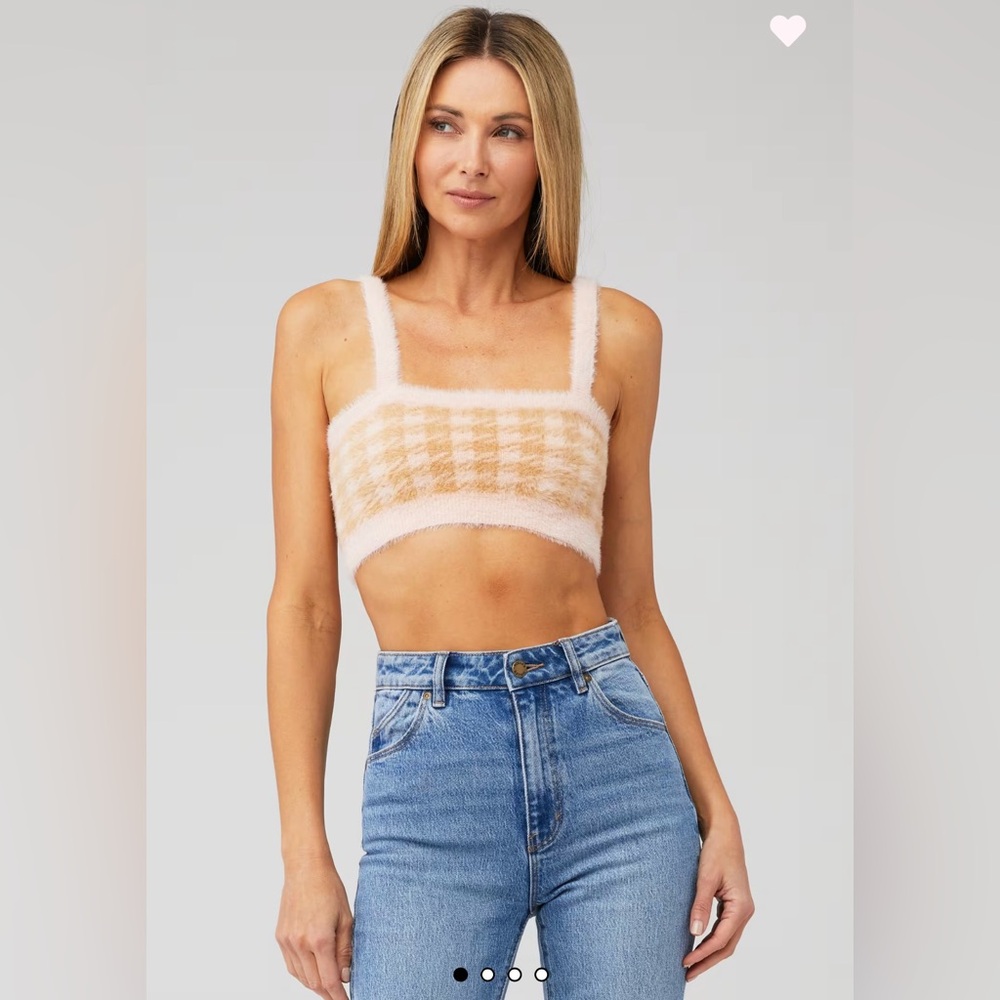 FOR LOVE & LEMONS CHER CROP SWEATER TANK | 79% OFF